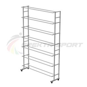 Купить Стеллаж для мячей мобильный односторонний шир. 1320 мм SP ХИ-М1_25 в Заводоуковске 