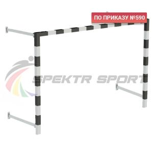 Купить Ворота мини-футбольные складные без сетки 2х3х0,5 м. (к-кт) в Заводоуковске 