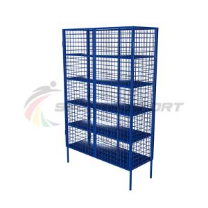 Купить Стеллаж для хранения инвентаря закрытый 1250х500х2000 (разборный) в Заводоуковске 